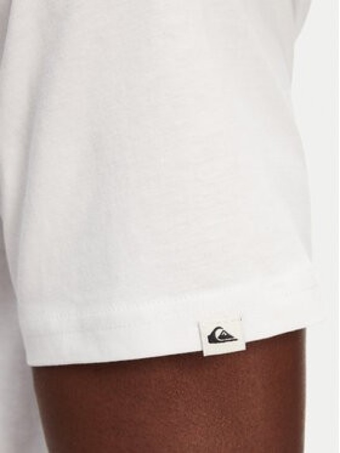 Quiksilver T-Shirt Palm Lines Ss EQYZT08057 Biały Regular Fit