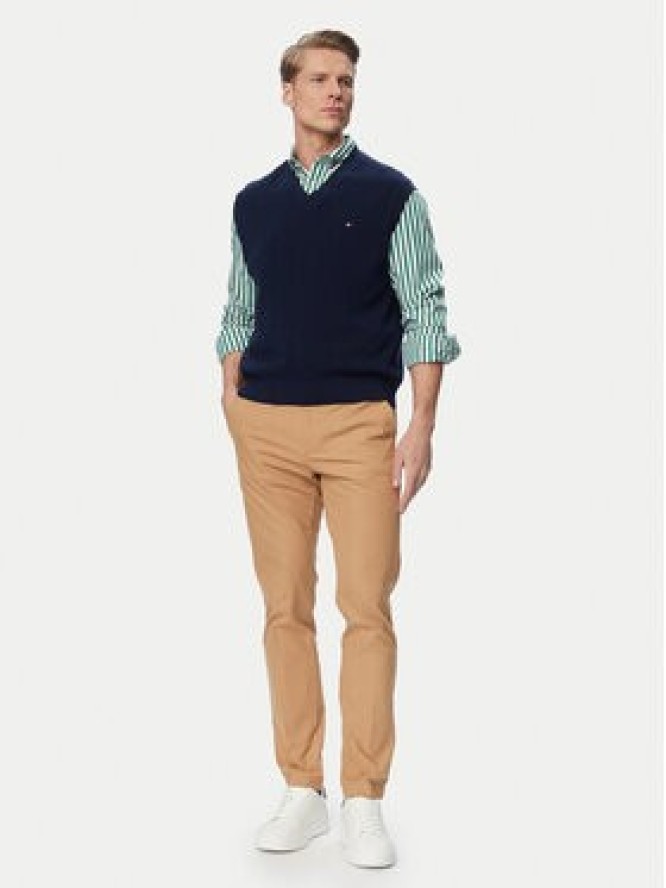 Tommy Hilfiger Sweter MW0MW43244 Granatowy Regular Fit