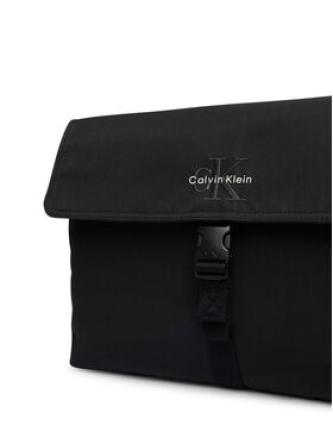 Calvin Klein Saszetka Bold Laptop Sleeve W/ Strap (Nyl LV04D1222G Czarny
