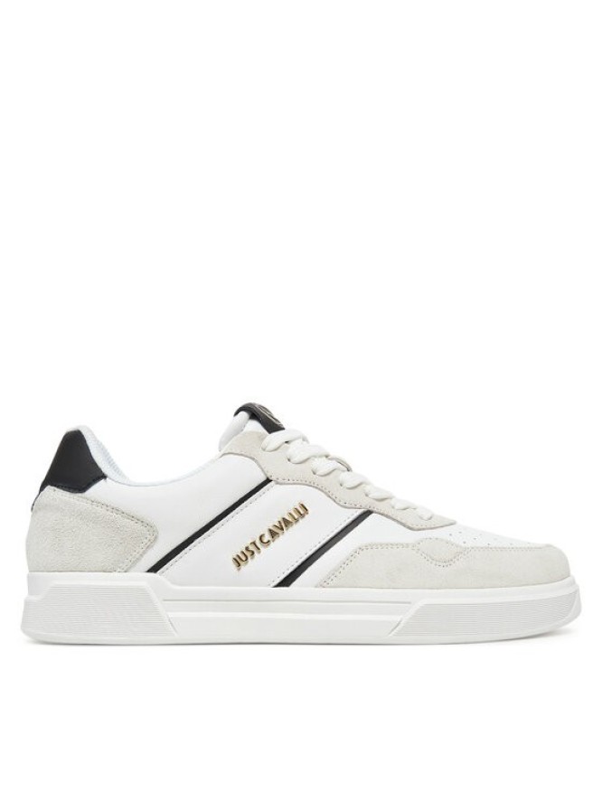 Just Cavalli Sneakersy 78QA3SB4 ZPA93 Biały