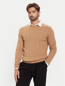 BOSS Sweter H-Hetico 50549975 Beżowy Regular Fit