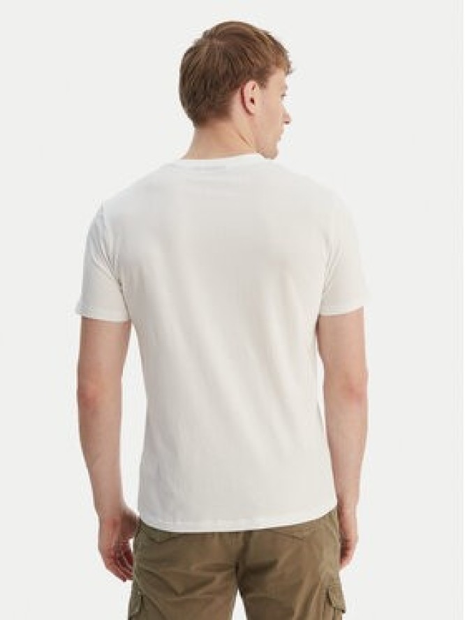 Napapijri T-Shirt S-Mahsa NP0A4FZB Écru Regular Fit