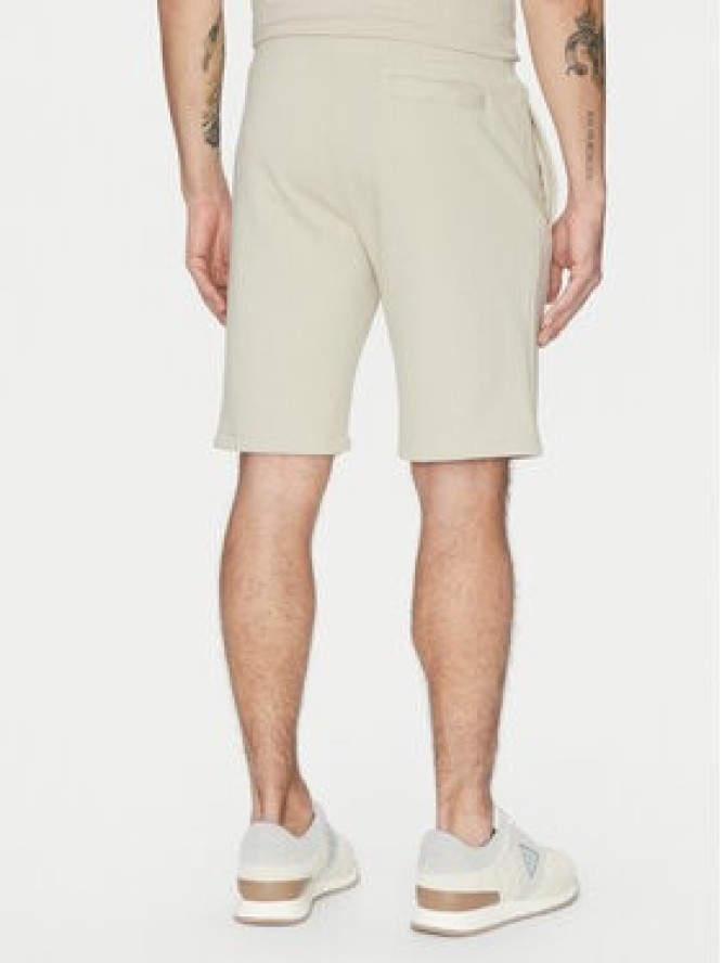 Guess Szorty sportowe Z2YD04 KAIJ1 Écru Regular Fit