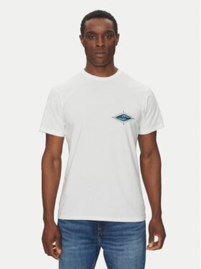 Quiksilver T-Shirt EQYZT08046 Biały Regular Fit