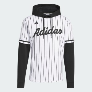 Koszulka z kapturem adidas Dugout Pinstripe