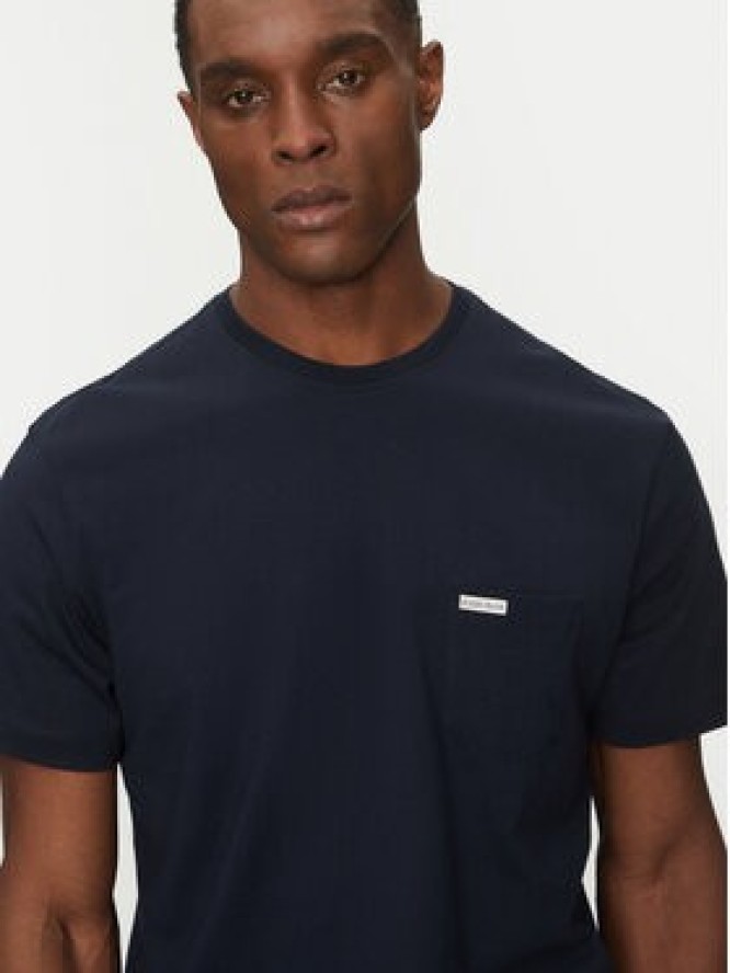 Guess Jeans T-Shirt M5RI74 K8FQ4 Granatowy Regular Fit