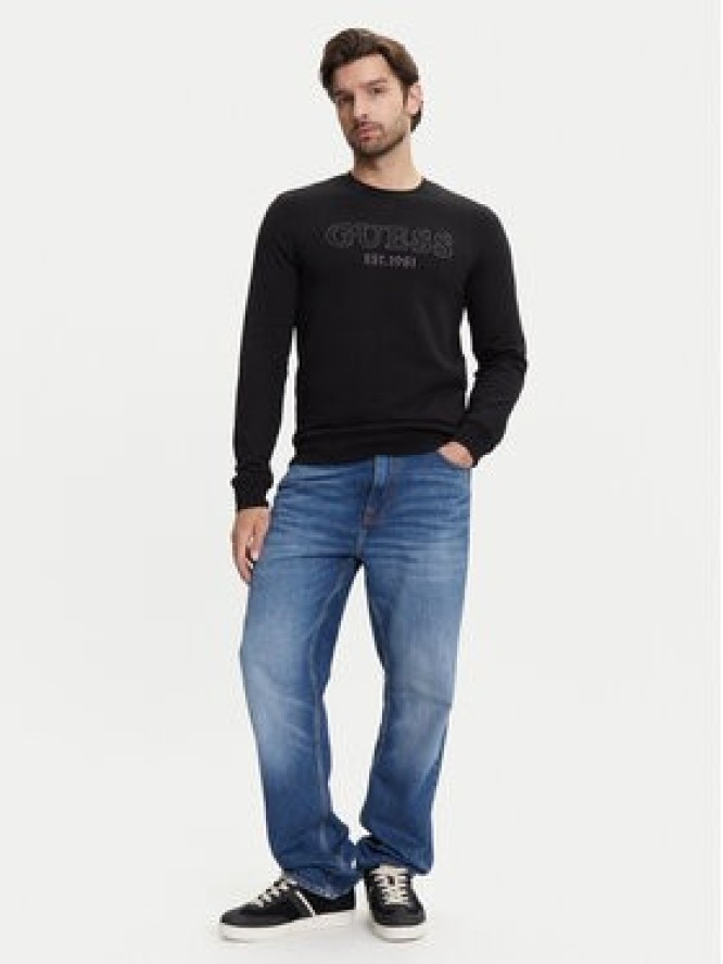 Guess Bluza M5YQ08 KCN01 Czarny Regular Fit