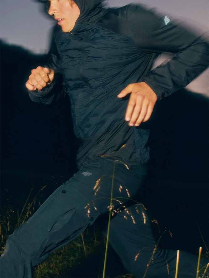 4F Spodnie trekkingowe membrana 10000 męskie - czarne M