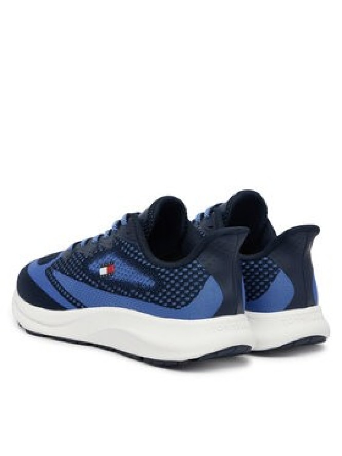 Tommy Jeans Sneakersy Runner Knitted EM0EM01713 Niebieski