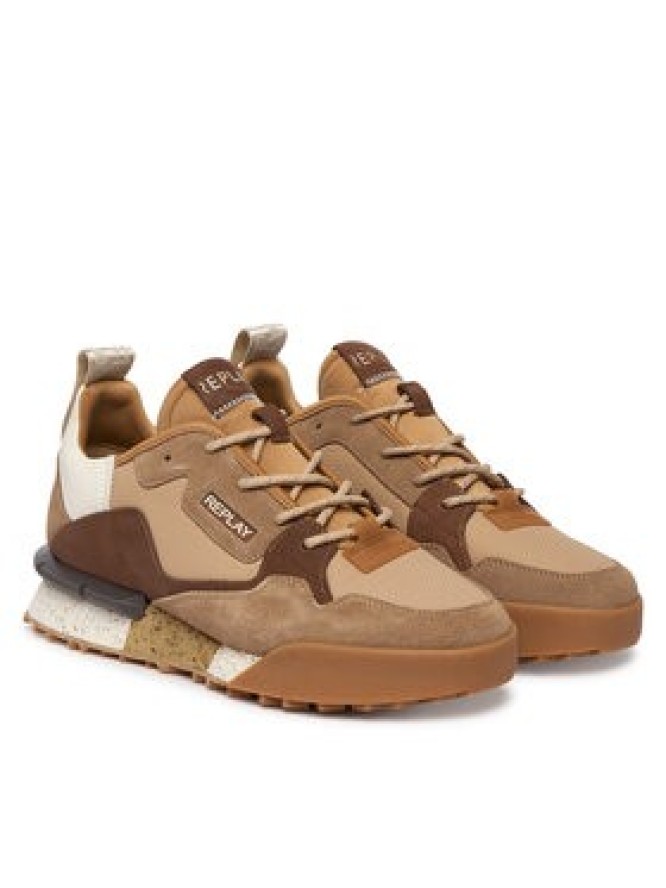 REPLAY Sneakersy GMS1P .000.C0073L Beżowy