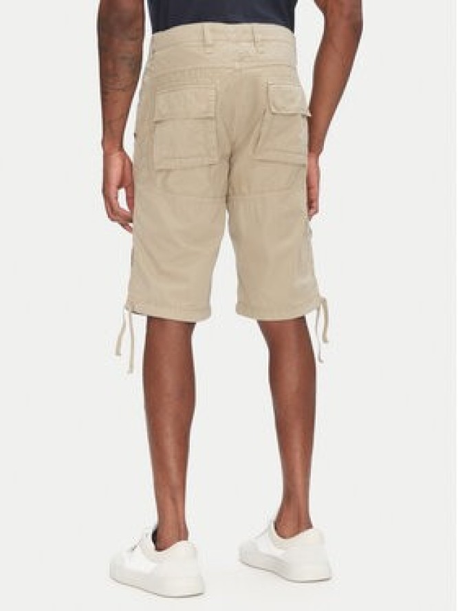 Aeronautica Militare Szorty materiałowe 251BE041CT1122 Beżowy Regular Fit