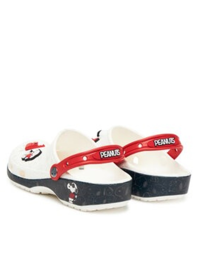 Crocs Klapki Peanuts Classic Clog 211124 Biały