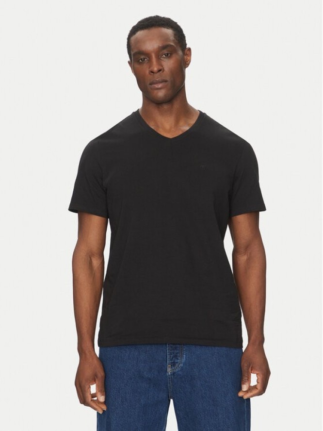 Calvin Klein Jeans T-Shirt LV040HM298 Czarny Regular Fit