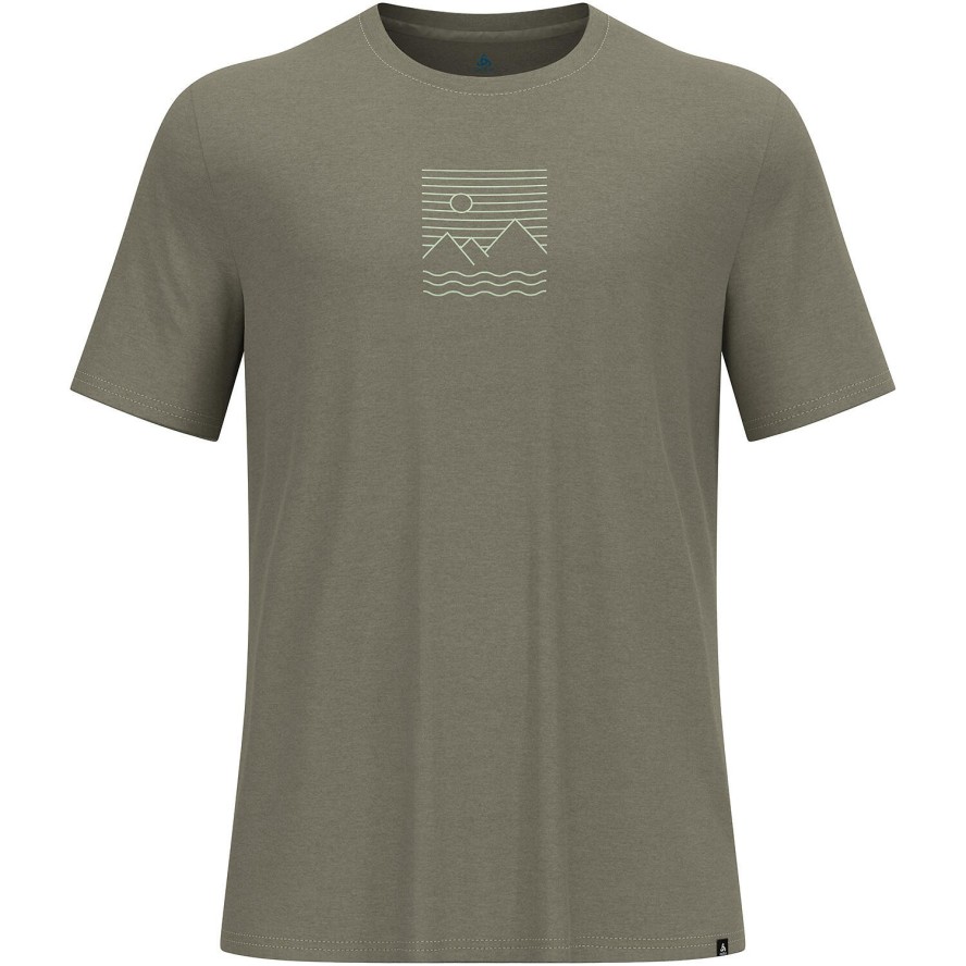 Koszulka męska Odlo ASCENT SUN. SEA. MOUNTAINS. T-shirt crew neck s/s