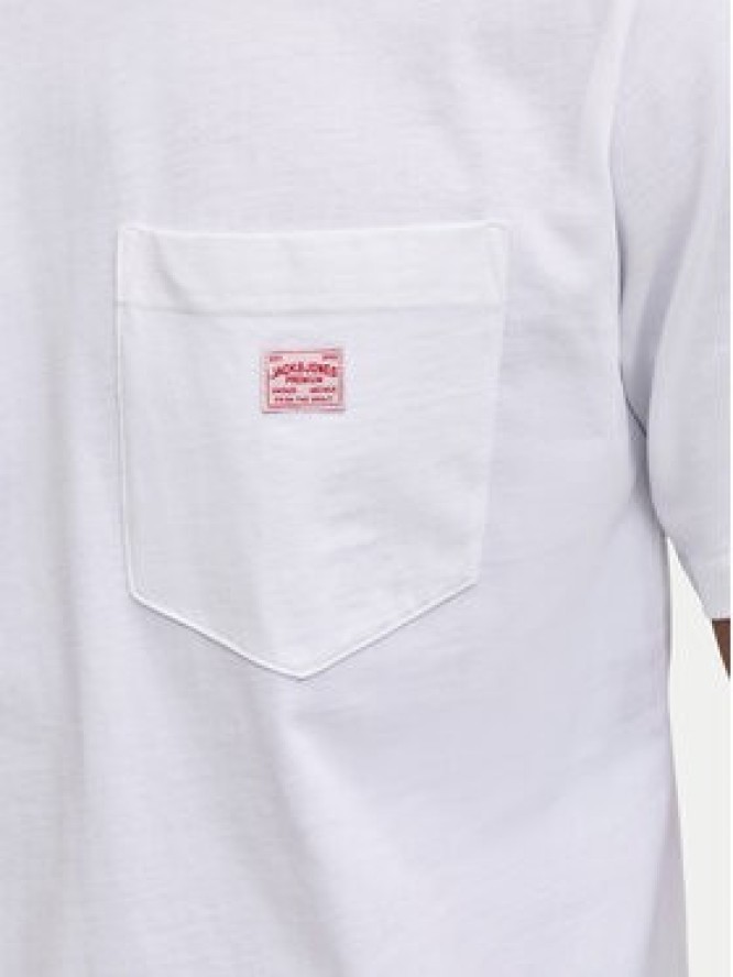 Jack & Jones T-Shirt Blucaleb 12293019 Biały Regular Fit