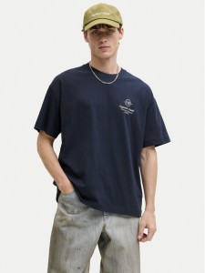 Jack & Jones T-Shirt Niagara 12293422 Granatowy Regular Fit