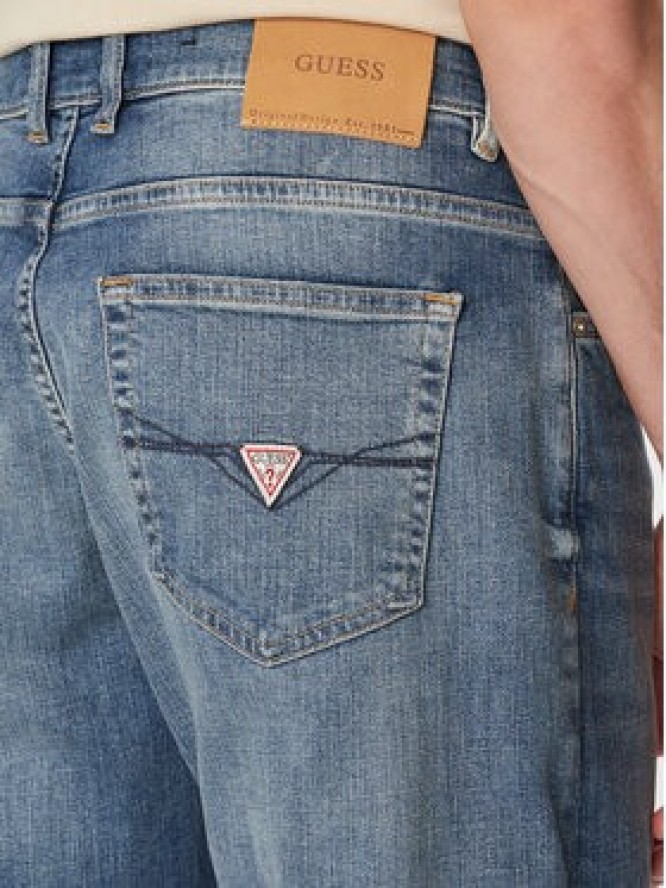 Guess Jeansy M6GA82 D0776 Niebieski Relaxed Fit