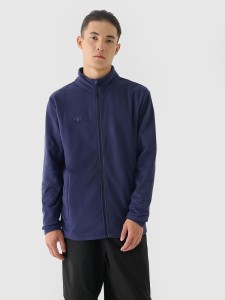 4F Polar ze stójką regular męski - granatowy XXL