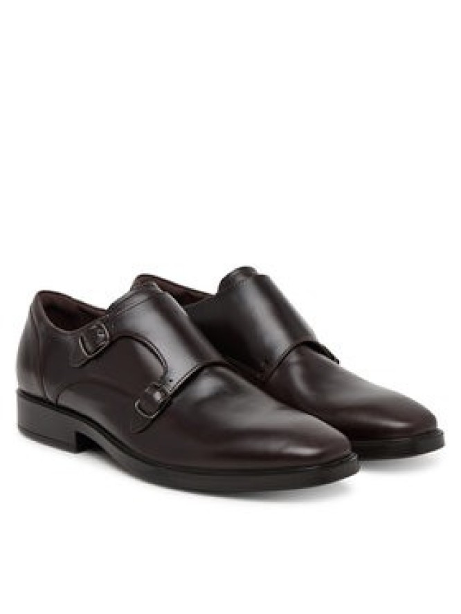 ECCO Półbuty Milan Double Monk-Strap 52333401072 Brązowy
