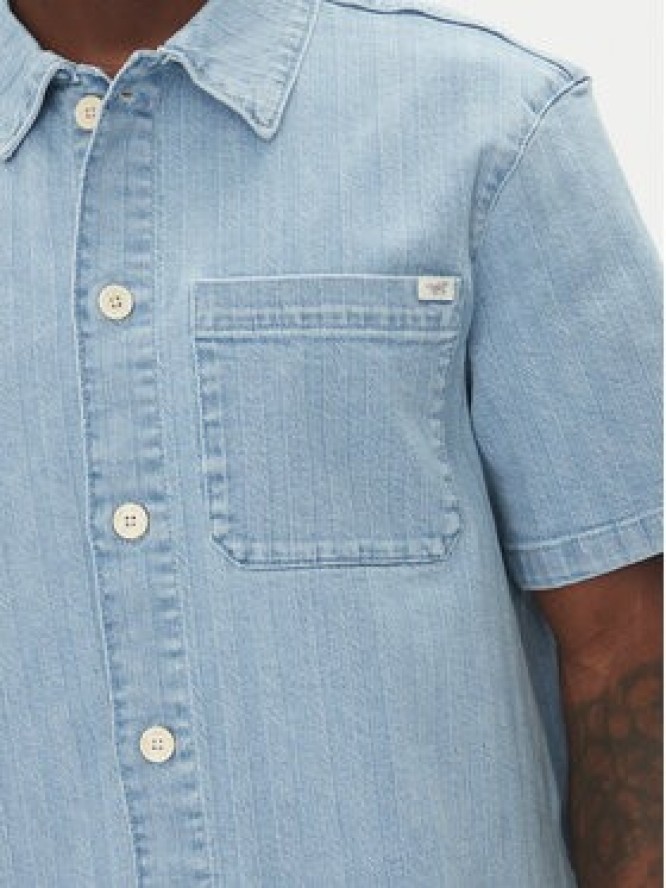 Mustang Koszula jeansowa Phoenix 1016653 Niebieski Boxy Fit