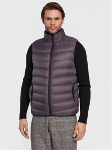 Brave Soul Bezrękawnik MJK-CHADDERTON Szary Regular Fit