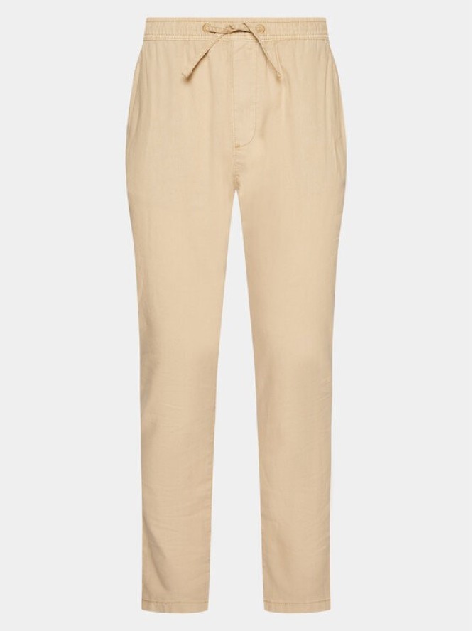 INDICODE Spodnie materiałowe Vitamin 60-333 Beżowy Regular Fit