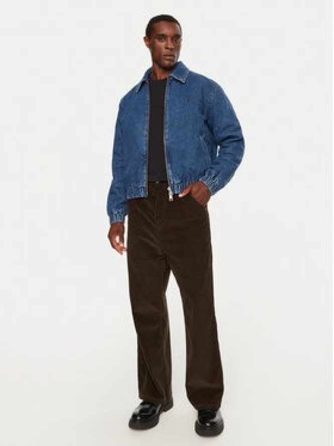 AMI Paris Kurtka jeansowa HJK020DE0031 Niebieski Regular Fit