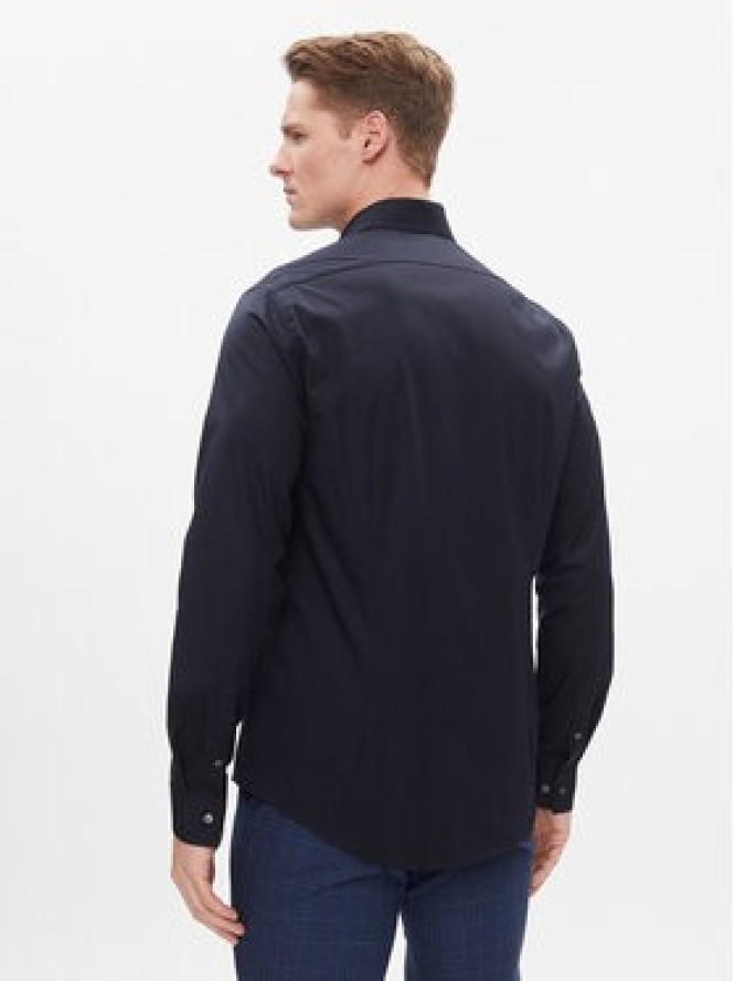 Calvin Klein Koszula K10K112310 Granatowy Slim Fit