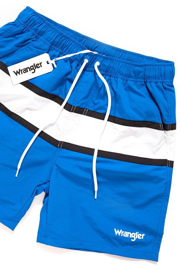 SPODENKI MĘSKIE WRANGLER SWIMSHORT TURKISH SEA W4B01WD86 112129083