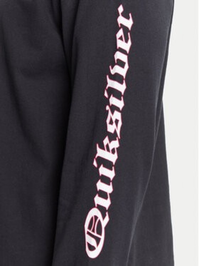 Quiksilver Bluza Mercury Old English Ls EQYZT08169 Czarny Comfort Fit