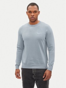 Pepe Jeans Sweter Essential PM702512 Błękitny Regular Fit