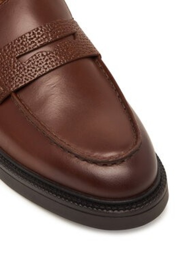 Tommy Hilfiger Loafersy Corporate Casual FM0FM05968 Brązowy