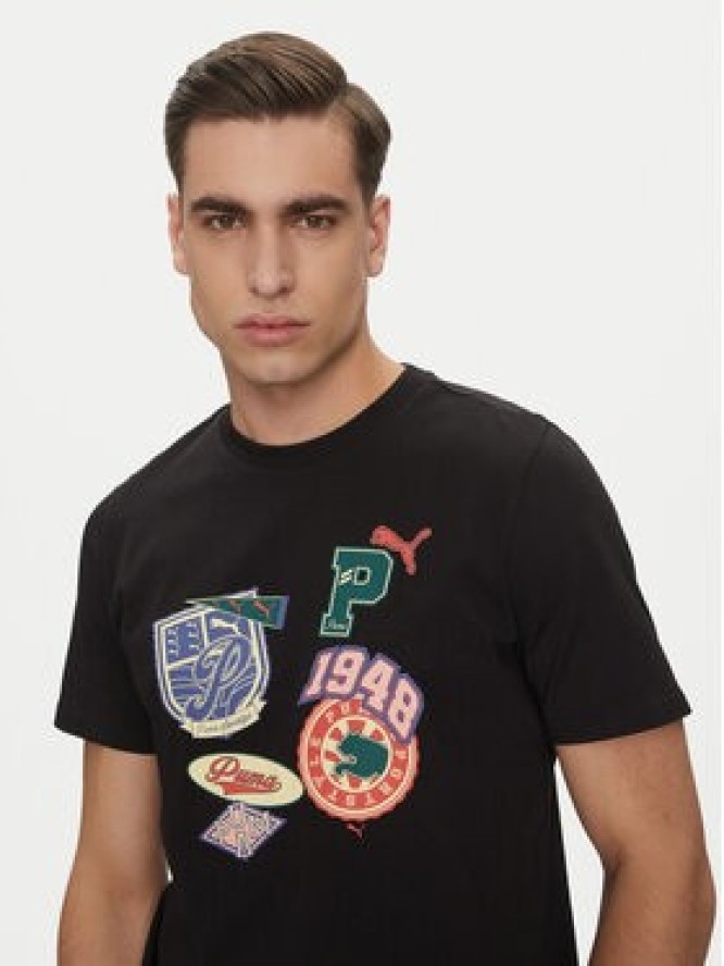 Puma T-Shirt Sports Legacy 629627 Czarny Regular Fit