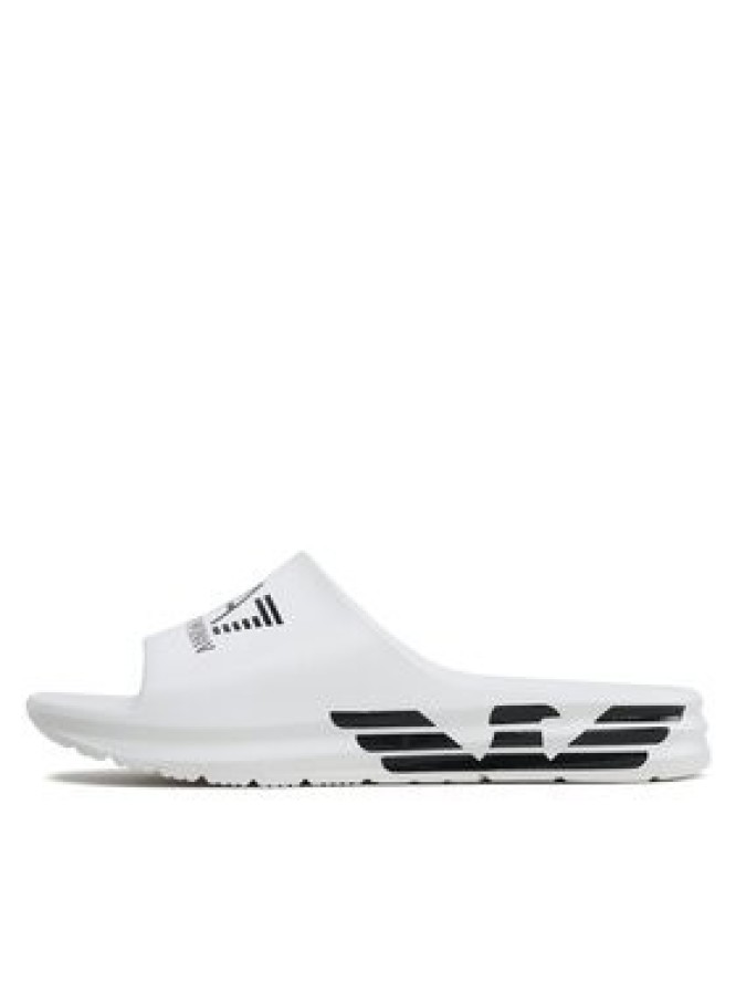 EA7 Emporio Armani Klapki XBP008 Biały