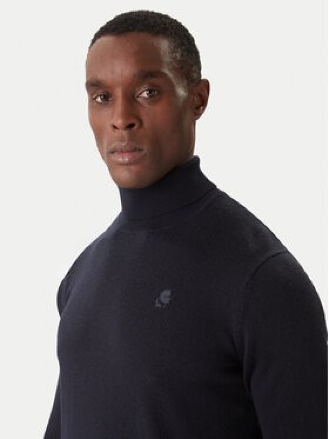 KARL LAGERFELD Golf 655058 554399 Granatowy Regular Fit