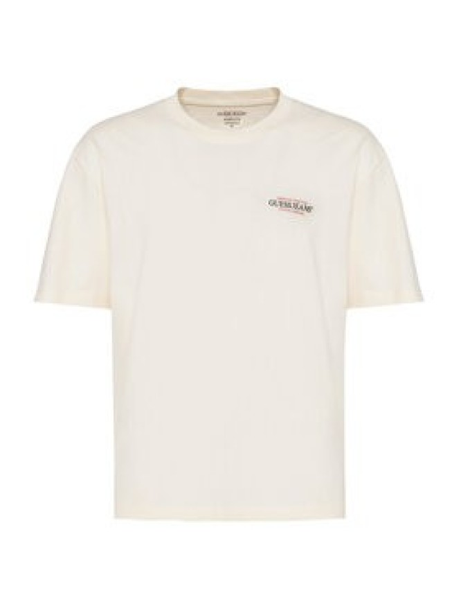 Guess Jeans T-Shirt M4BI75 K8FQ4 Écru Overshirt Fit