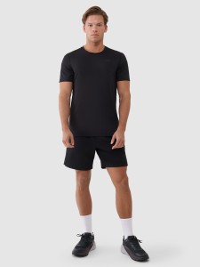 4F Spodenki treningowe szybkoschnące męskie - czarne XXL