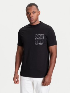 KARL LAGERFELD T-Shirt 755041 553225 Czarny Regular Fit