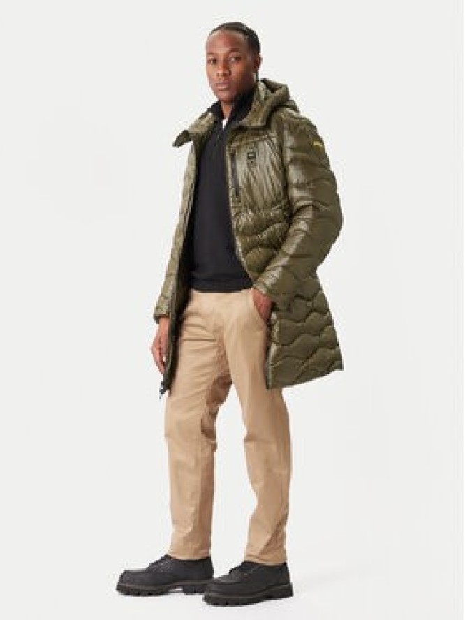 Blauer Kurtka puchowa Impermeabile 25WBLUK03068 Zielony Regular Fit