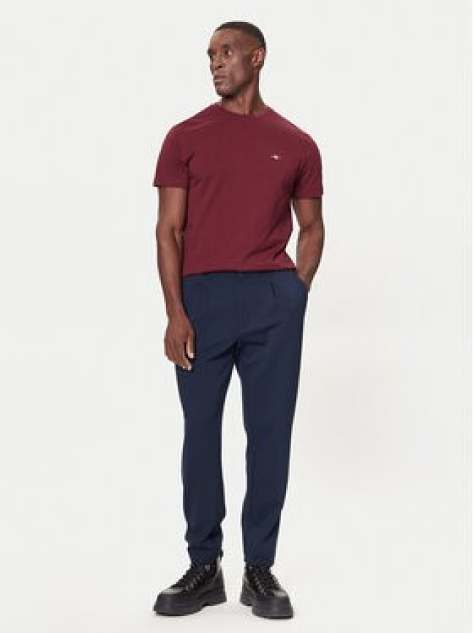 Gant T-Shirt Shield 2003184 Bordowy Regular Fit