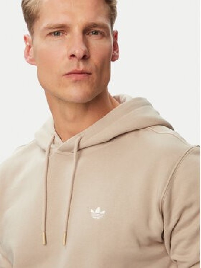 adidas Bluza Trefoil Essentials KS9805 Beżowy jasny Regular Fit