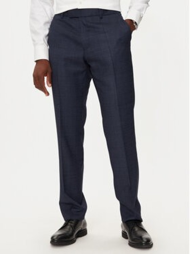 BOSS Garnitur 50528142 Granatowy Slim Fit