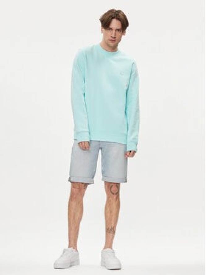 Calvin Klein Jeans Szorty jeansowe J30J324871 Niebieski Slim Fit