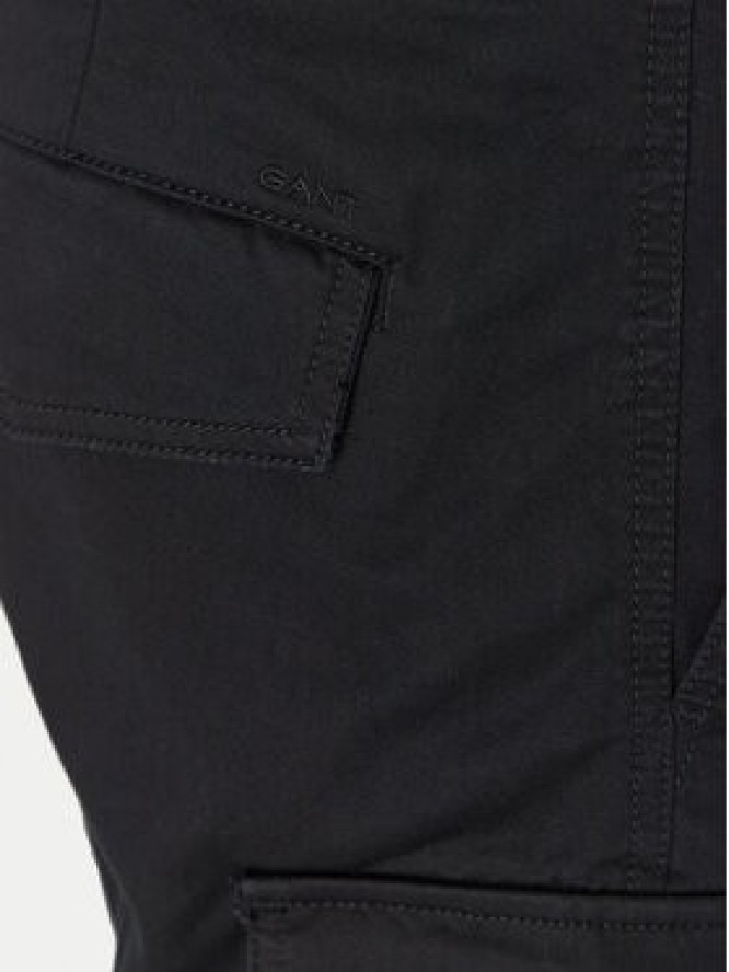 Gant Szorty materiałowe 205069 Czarny Relaxed Fit