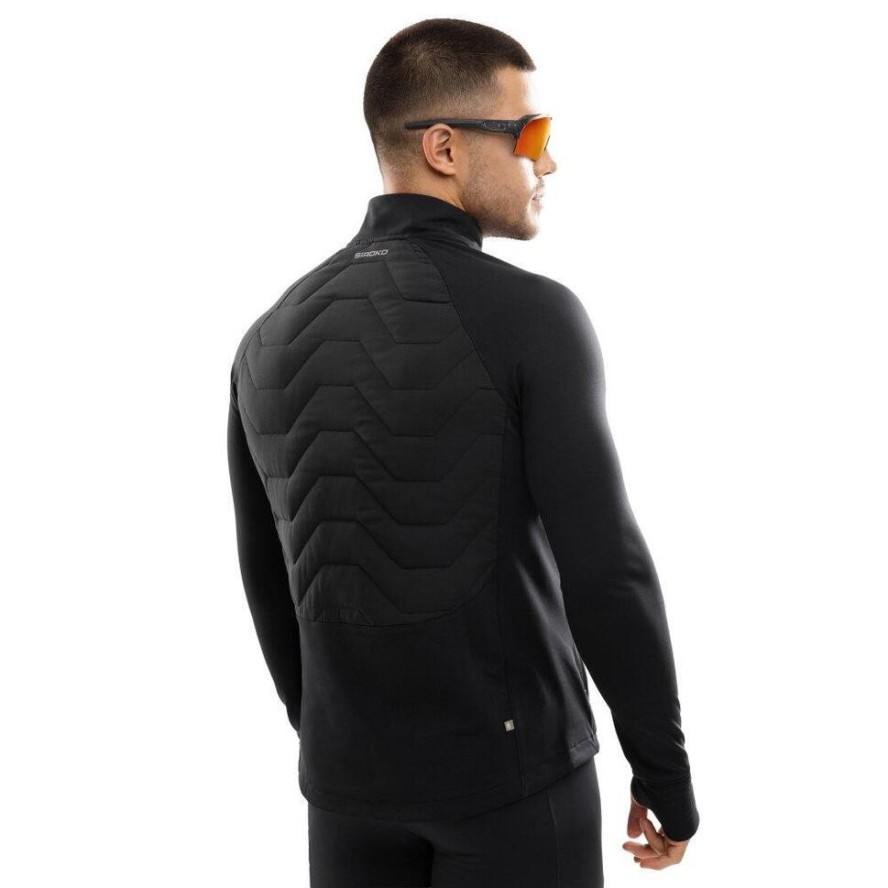 Męska lekka ocieplana kurtka treningowa Fitness Siroko Elevate