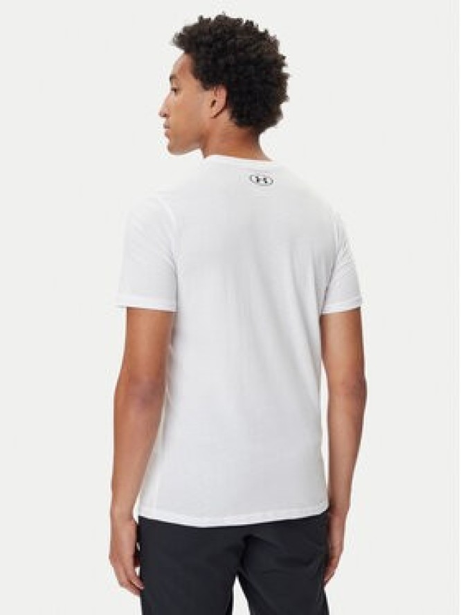 Under Armour T-Shirt Ua Gl Foundation Update Ss 1382915 Biały Loose Fit