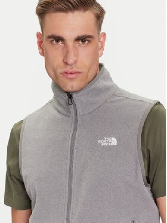 The North Face Kamizelka Glacier NF0A8DQN Szary Regular Fit