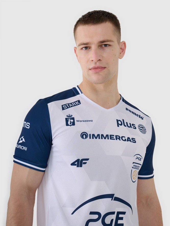 4F Koszulka meczowa replika domowa z sezonu 2024/25 męska 4F x PGE Projekt Warszawa - multikolor XS