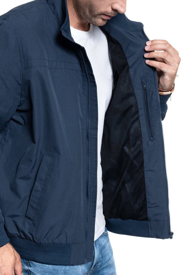 KURTKA WRANGLER BOMBER JACKET NAVY W4C0YC114 112129094