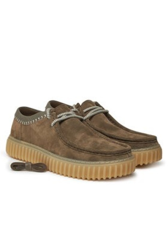 Clarks Półbuty Torhill Low 26180905 Zielony